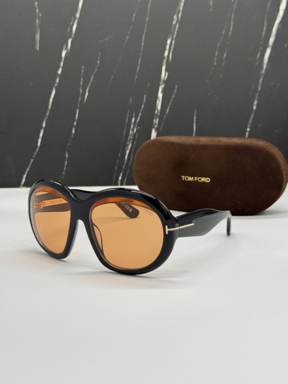 NEW TOM FORD ANGELICA FT1193 01E SUNGLASSES WOMEN BLACK ORANGE EYEWEAR TF1193